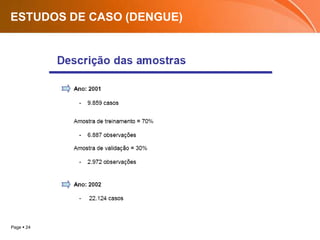 ESTUDOS DE CASO (DENGUE)