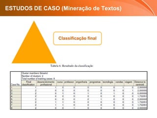 Page  15
ESTUDOS DE CASO (Mineração de Textos)
Classificação final
 