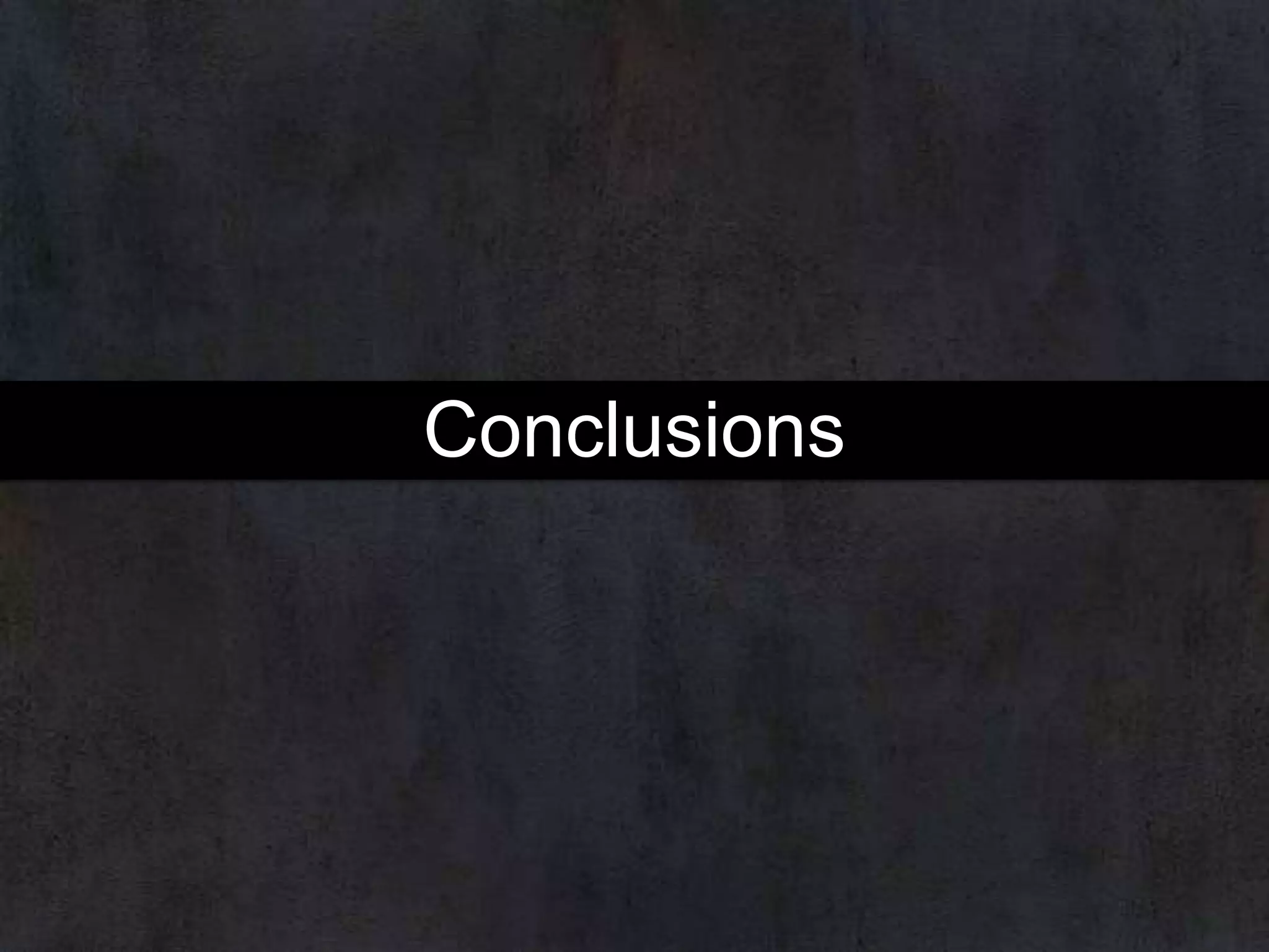 Conclusions

 