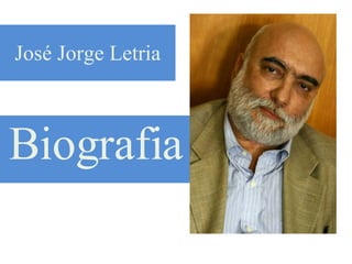 José Jorge Letria Biografia 