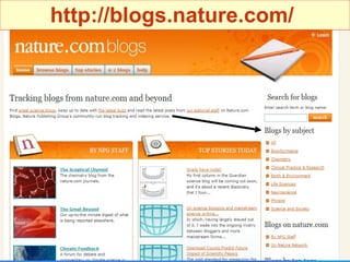 http://blogs.nature.com/   