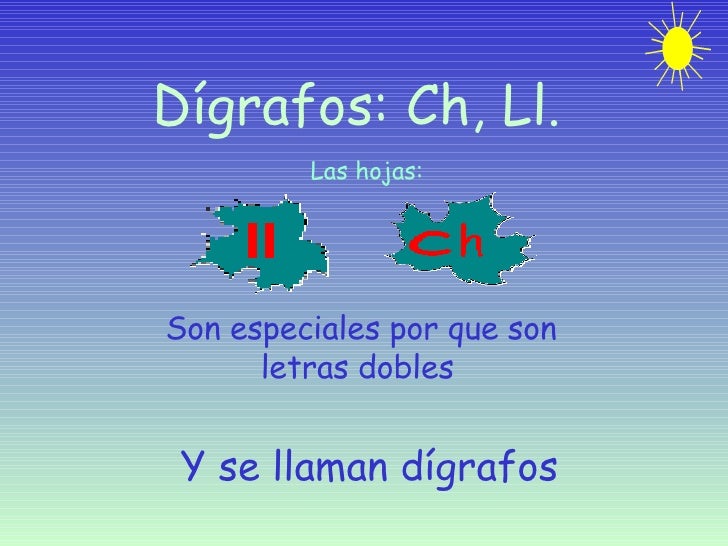 Resultado de imagen para letras y ch ll