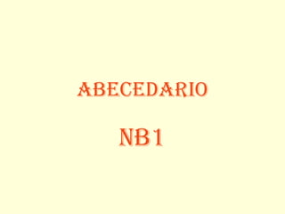 Abecedario nb1 