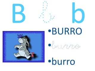 •BURRO
•burro
•burro
 
