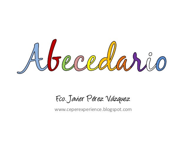 Abecedario En Español A Color