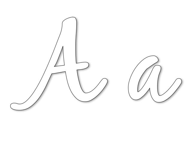 Abecedario En Español Sin Color