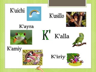 Abecedario en quechua