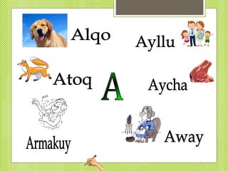 Abecedario en quechua