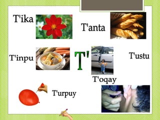 Abecedario en quechua