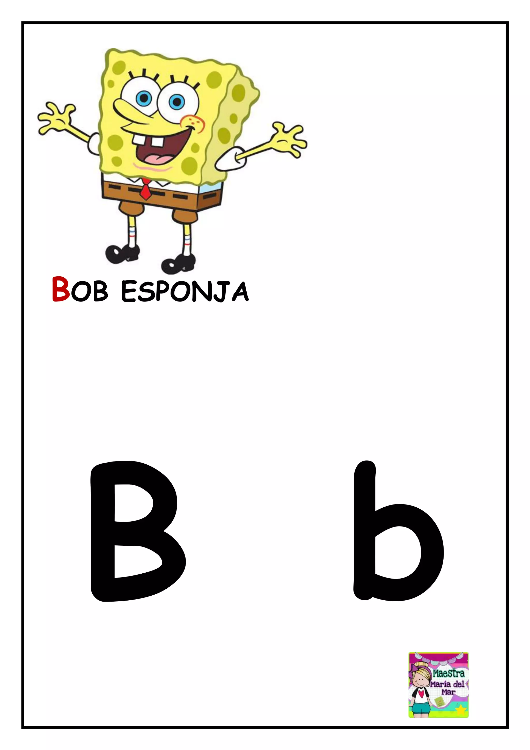 ABECEDARIO PERSONAJES DIBUJOS | PDF
