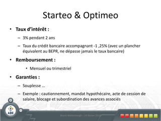 Développer et coordonner un réseau d’agents de stimulation économique dans les 19 communes da la Région de Bruxelles Capitale13Bruno Wattenbergh – 24 février 2010