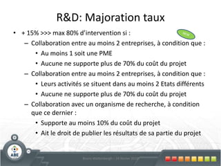 Investissements générauxProcédureDemande préalableAccusé de réception dans les 30 jours calendrier = autorisation de démarrer les investissementsDemande complète à introduire dans les 90 joursAccusé de réception dans les 30 jours53Bruno Wattenbergh – 24 février 2010Dossier complet décision dans les 90 jours