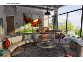 Group therapy room
 