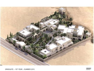 GRADUATE – 1ST YEAR – SUMMER 2015
 