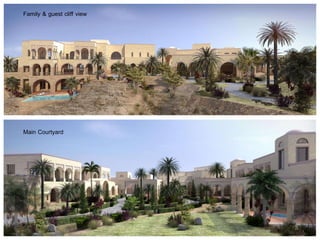 Family & guest cliff view
Main Courtyard
 