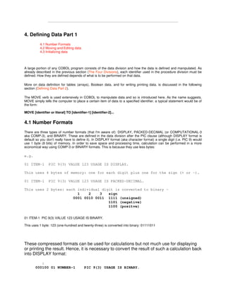 A beginner's guide to cobol programming | PDF