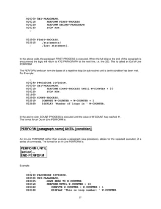 A beginner's guide to cobol programming | PDF