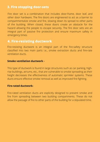 A Beginner's Guide to Components of Passive Fire Protection | PDF