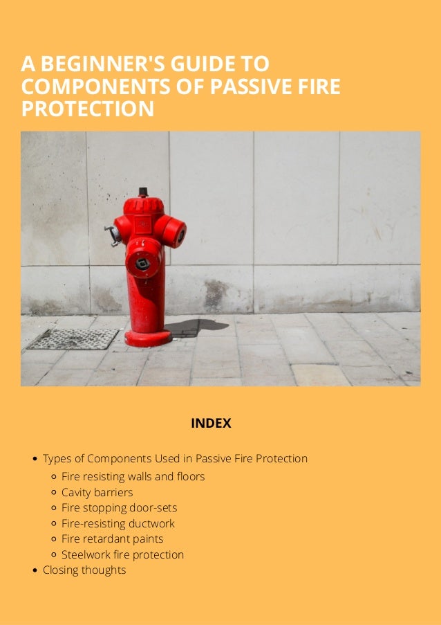 A Beginner's Guide to Components of Passive Fire Protection