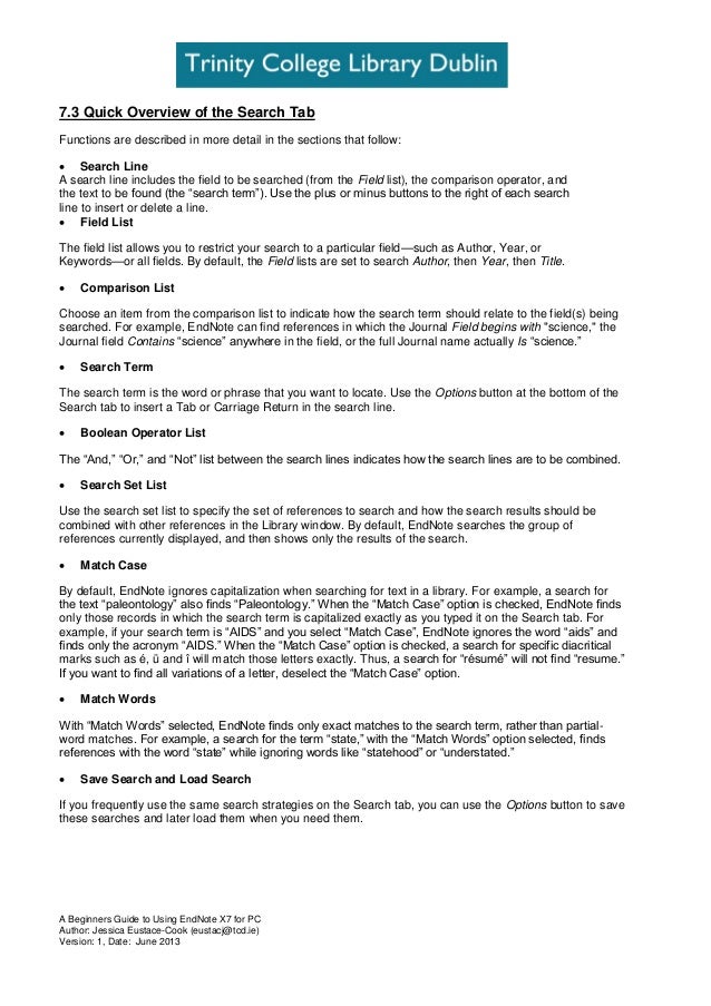 Endnote x7 word 2016 Endnote x7 word 2016