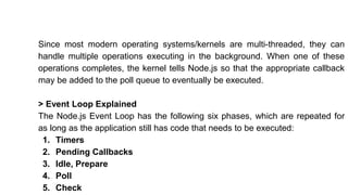 A beginner's guide to eventloops in node | PPT