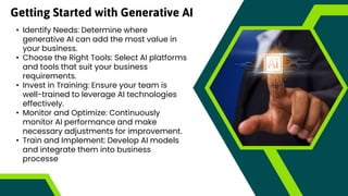 A Beginner’s Guide to Generative AI for Business | PPTX