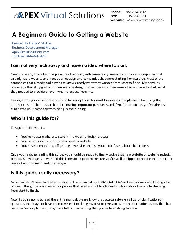 How To Create A Website A Simple Guide For Beginners