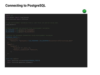 A Beginner's Guide to Tortoise ORM and PostgreSQL | PDF