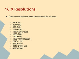 A beginners guide to video technology | PPTX