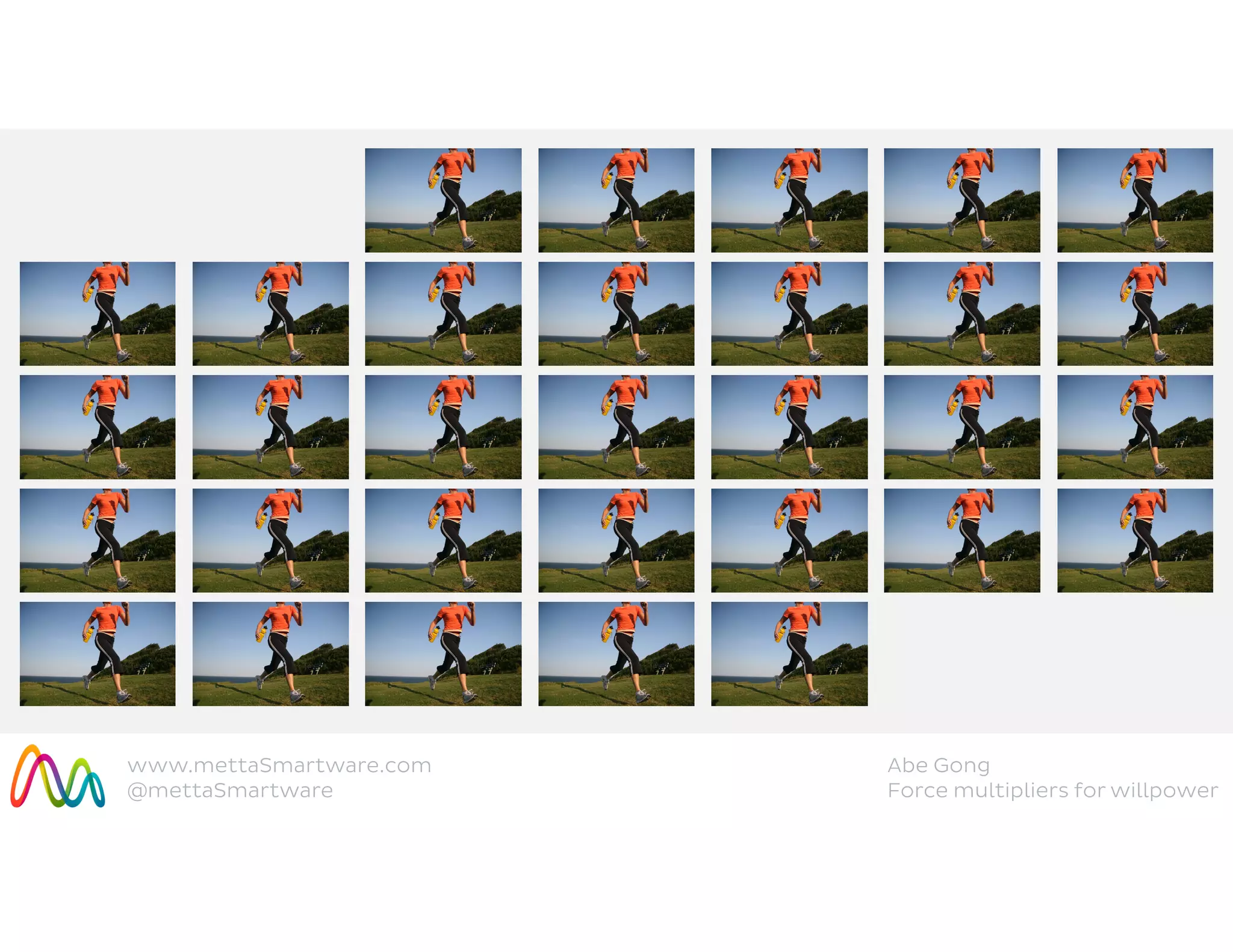 www.mettaSmartware.com
@mettaSmartware
Abe Gong
Force multipliers for willpower
 