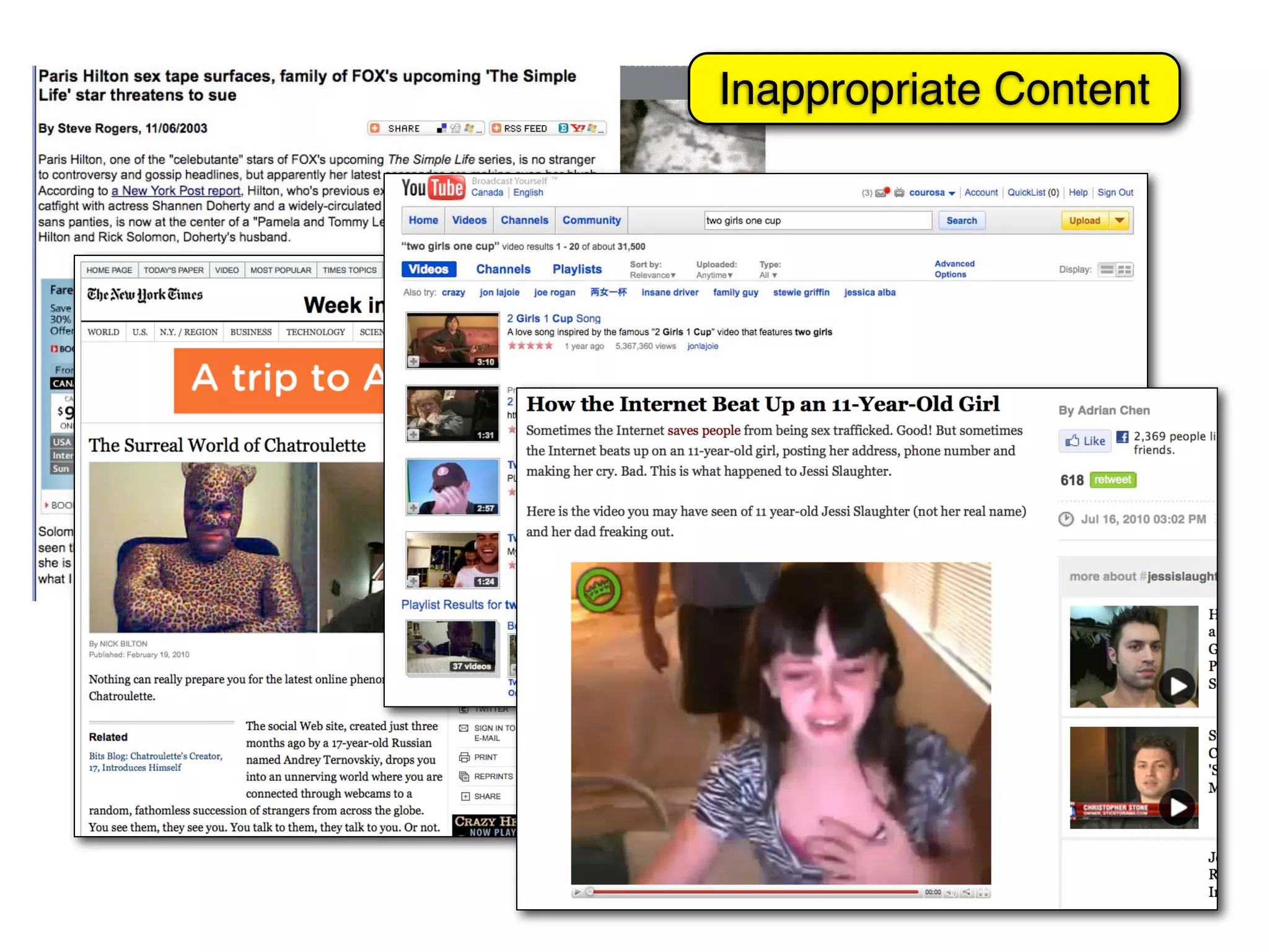 Inappropriate Content
 