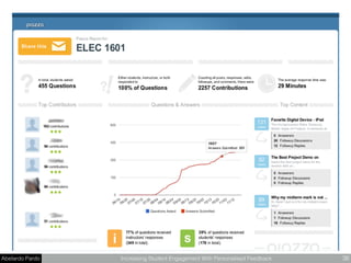 Abelardo Pardo Increasing Student Engagement With Personalised Feedback 36
 