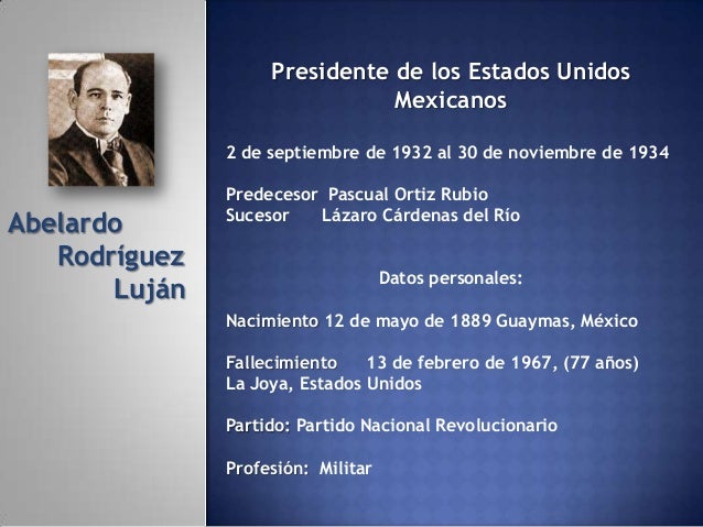 Abelardo rodriguez lujan