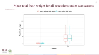 Whole genome sequencing of Napier grass (C. purpureus) accessions from sub-Saharan Africa
