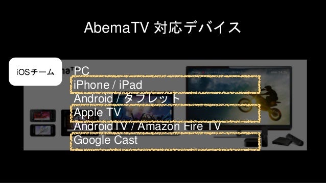 Abematv モバイルアプリの開発体制と開発プロセスの話