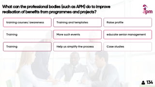 A benefits management framework for prioritising programmes webinar, 17 February 2020