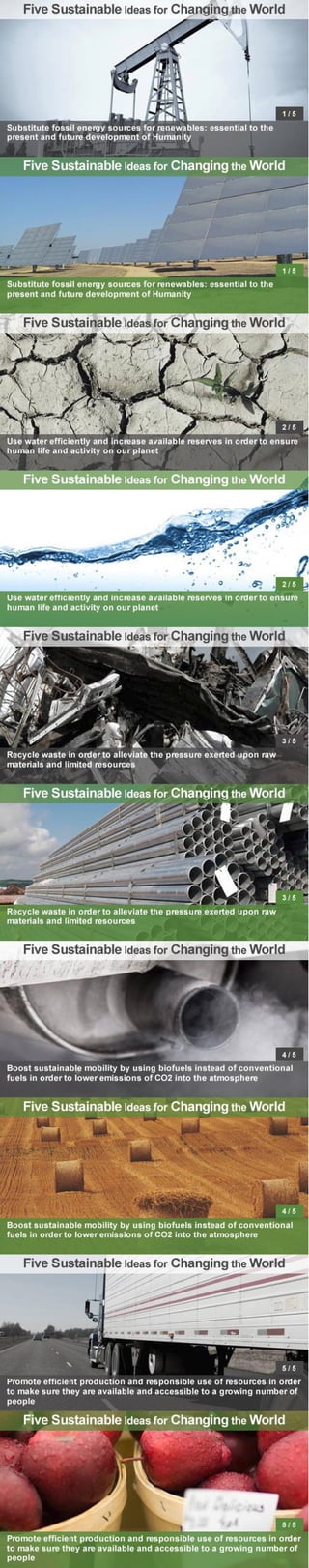 Abengoa 5 ideas for a more sustainable world