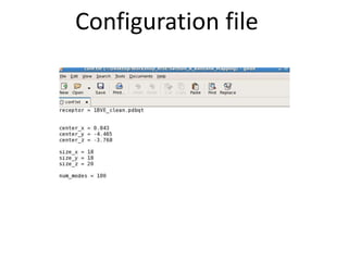 Configuration file
 