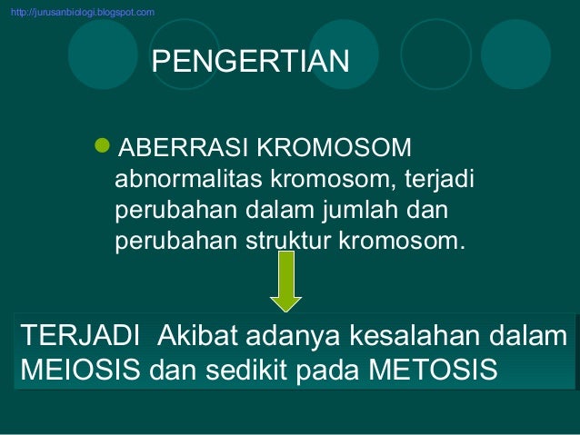 ABERASI KROMOSOM PDF DOWNLOAD ABERASI KROMOSOM PDF DOWNLOAD