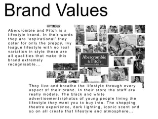 abercrombie and fitch lifestyle