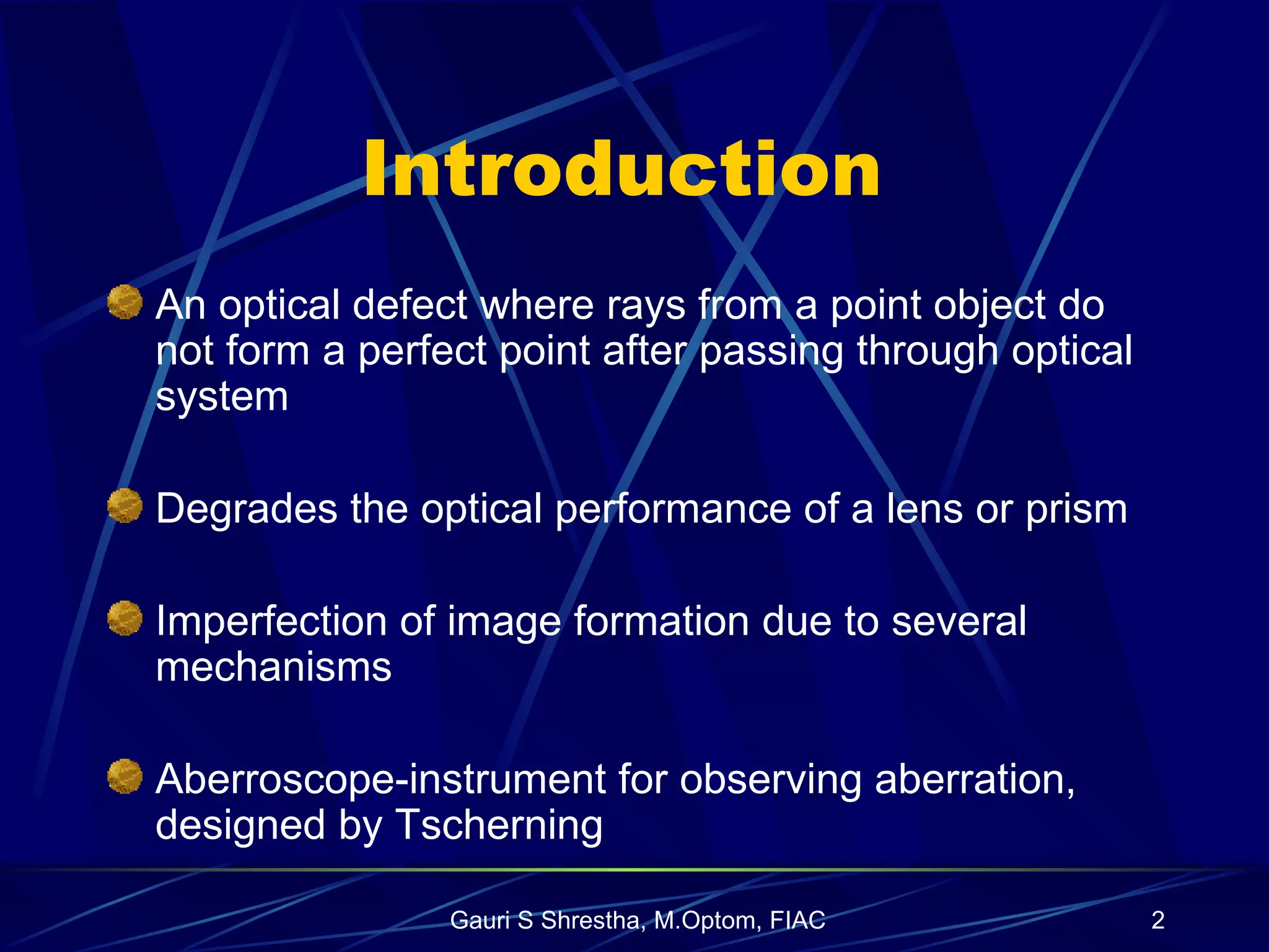 Aberrations | PPT