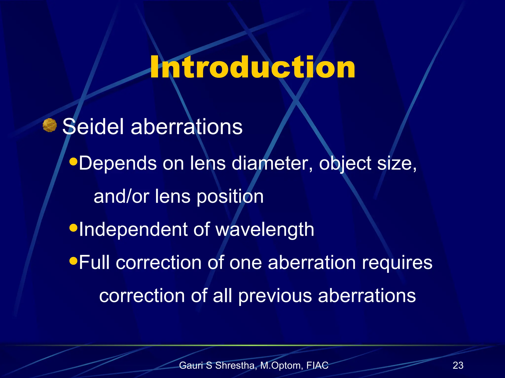 Aberrations | PPT