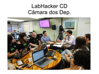 Obrigado! 
“Precisamos de mais Hackers no governo!” 
contato@dados.gov.br 
nitai.silva@planejamento.gov.br 
http://groups....