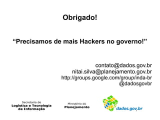 Abertura: hackeando o governo em rede