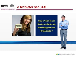 o Marketer séc. XXI 
 