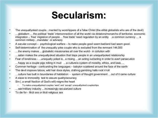 A Better Understanding Of Equallyokedtarianism Liberal Arts Humanit 