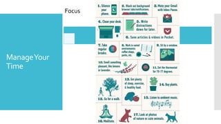 Focus
ManageYour
Time
 