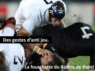 Des gestes d’anti jeu.
24La fourchette du Boléro de Ravel
 