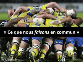 « Ce que nous faisons en commun »
6
 