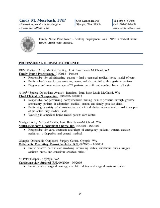 charge nurse job description